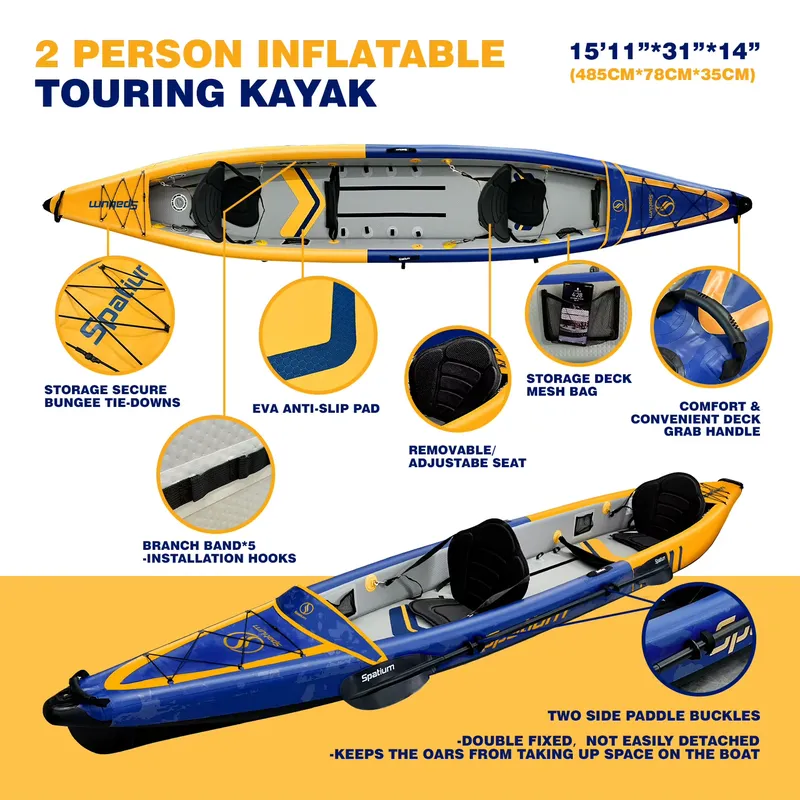 Kayak Tiup Merek Space Outdoor - Fishing Equipment Brands ulasan dan harga