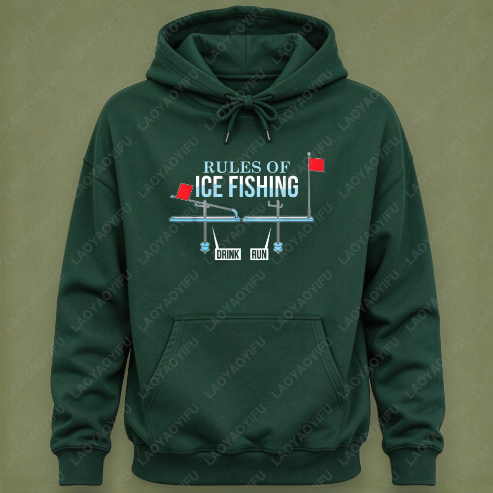 Aturan Memancing di Es, Hoodie - Ice Fishing Tip Up ulasan dan harga